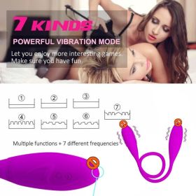 Double Head Vibrating Toy 2Bullet Vibrators Penetration Silent Women Clitoris Powerful Big Plug Anal18 Soft Masturbator Sex Toys