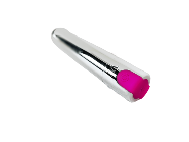 Eos – an extremely powerful small bullet vibrator with a warming feature (Color: Silver)
