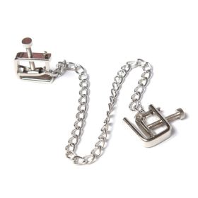 Metal Nipple Clamp with Metal Chain for Women Fetish to Breast Labia Clip Stimulation Massager Bdsm Bondage Sex Products (Color: 13)