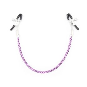 Metal Nipple Clamp with Metal Chain for Women Fetish to Breast Labia Clip Stimulation Massager Bdsm Bondage Sex Products (Color: 19)