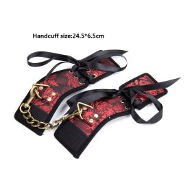 Sexy Adjustable Leather Handcuffs For Sex Toys For Woman Couples Hang Buckle Link Bdsm Bondage Restraints Exotic Accessories (Color: ankle cuffs)