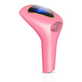 Portable Ipl Photon Hair Removal Instrument Women's Handheld (Option: Pink-British Standard)